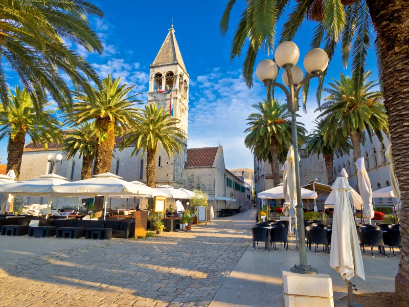 City of trogir palm promenade-2, Motorcycle Rental Agency Trogir Croatia